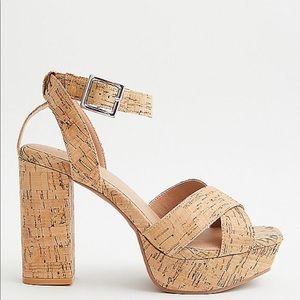 Torrid cork platform heels